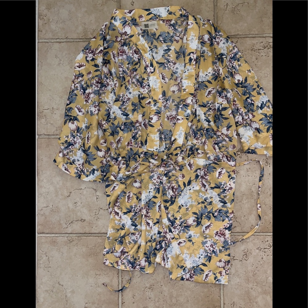 Floral Shaw cardigan